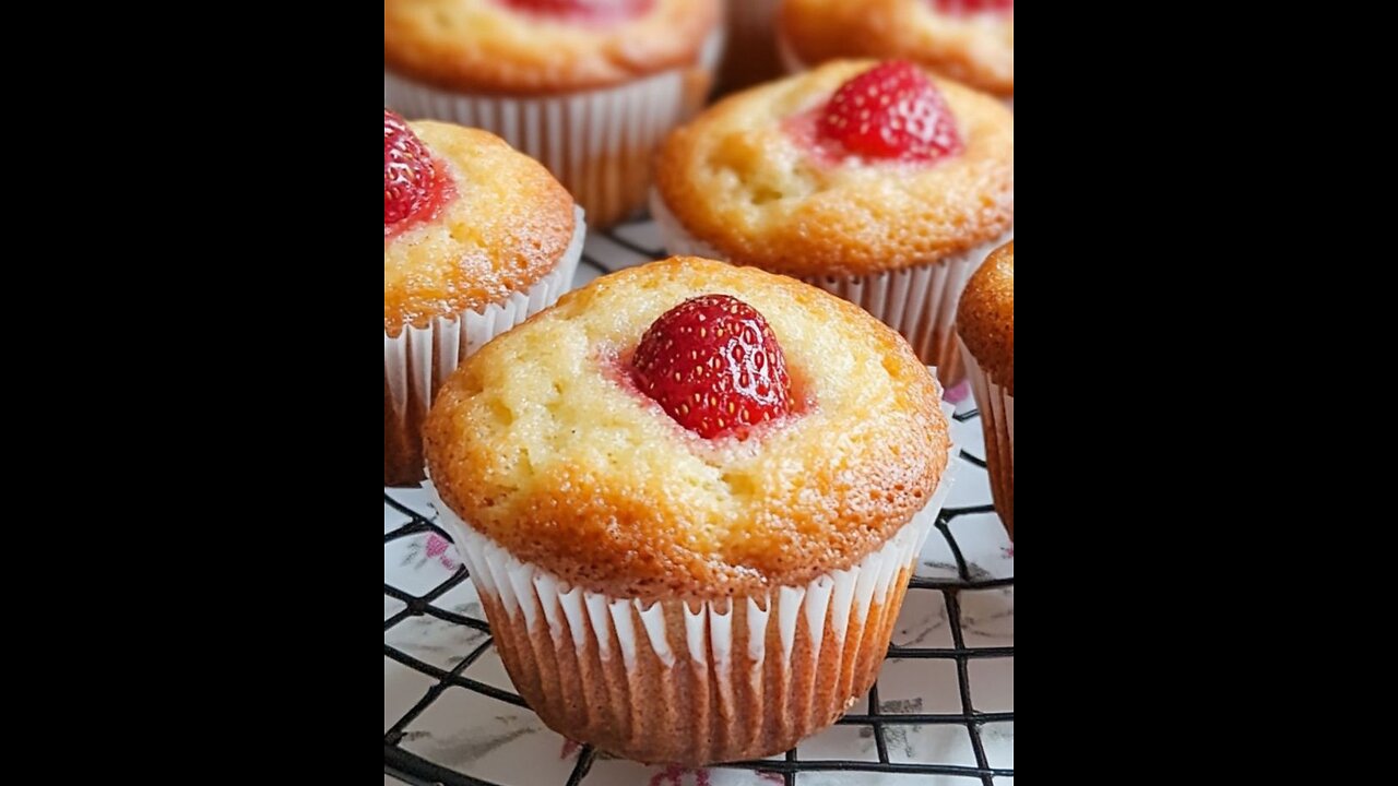 Cross kick Studio Films My Favorite Snack Strawberry Muffins