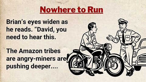 Improve Your English ★ Nowhere to Run - A Very Interesting Story ★ Listening Practice