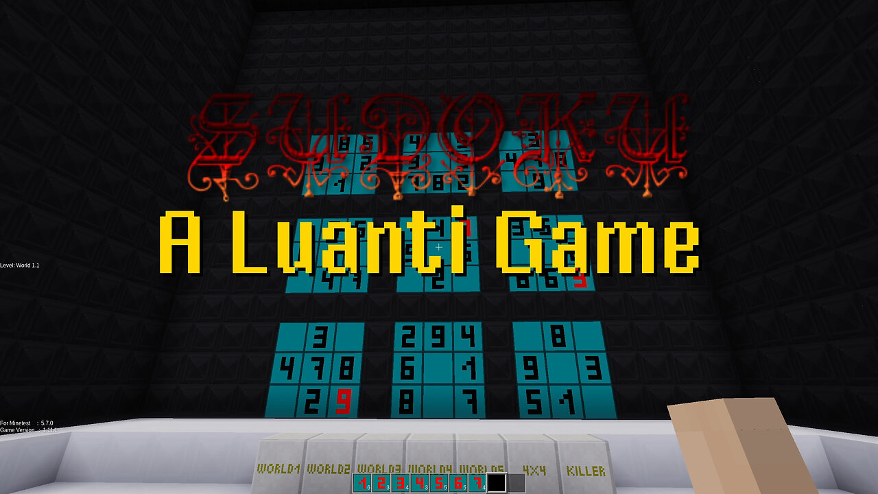 Sudoku: A Luanti Game