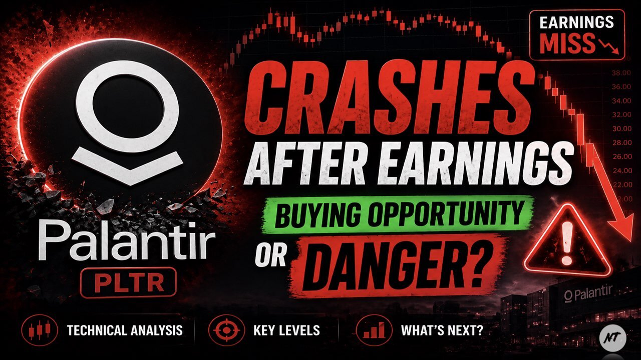 Palantir (PLTR) Crashes After Earnings – Buying Opportunity or Danger? 🚨