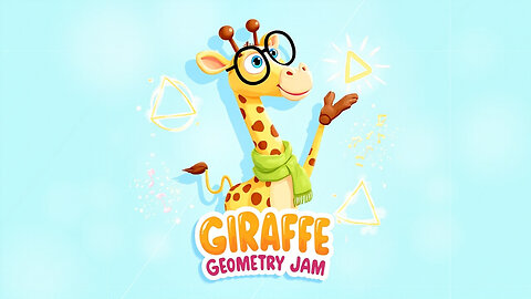Giraffe Geometry Jam 🦒📐 | Shapes, Angles & Area Made Fun!