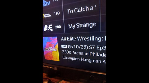 Streaming AEW Dynamite and chit chatting on September 10th 2025