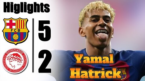 Barcelone vs Olympiacos 5-2 - Tous les buts et les moments forts - 2025