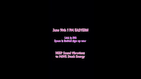 Class June 14th 1 PM EST