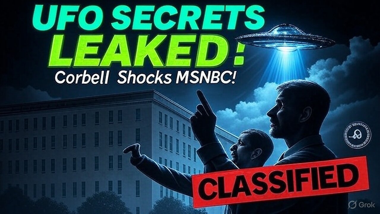 Corbell Drops MAJOR UFO Bombshell on MSNBC — You Won’t Believe What He Revealed 😱
