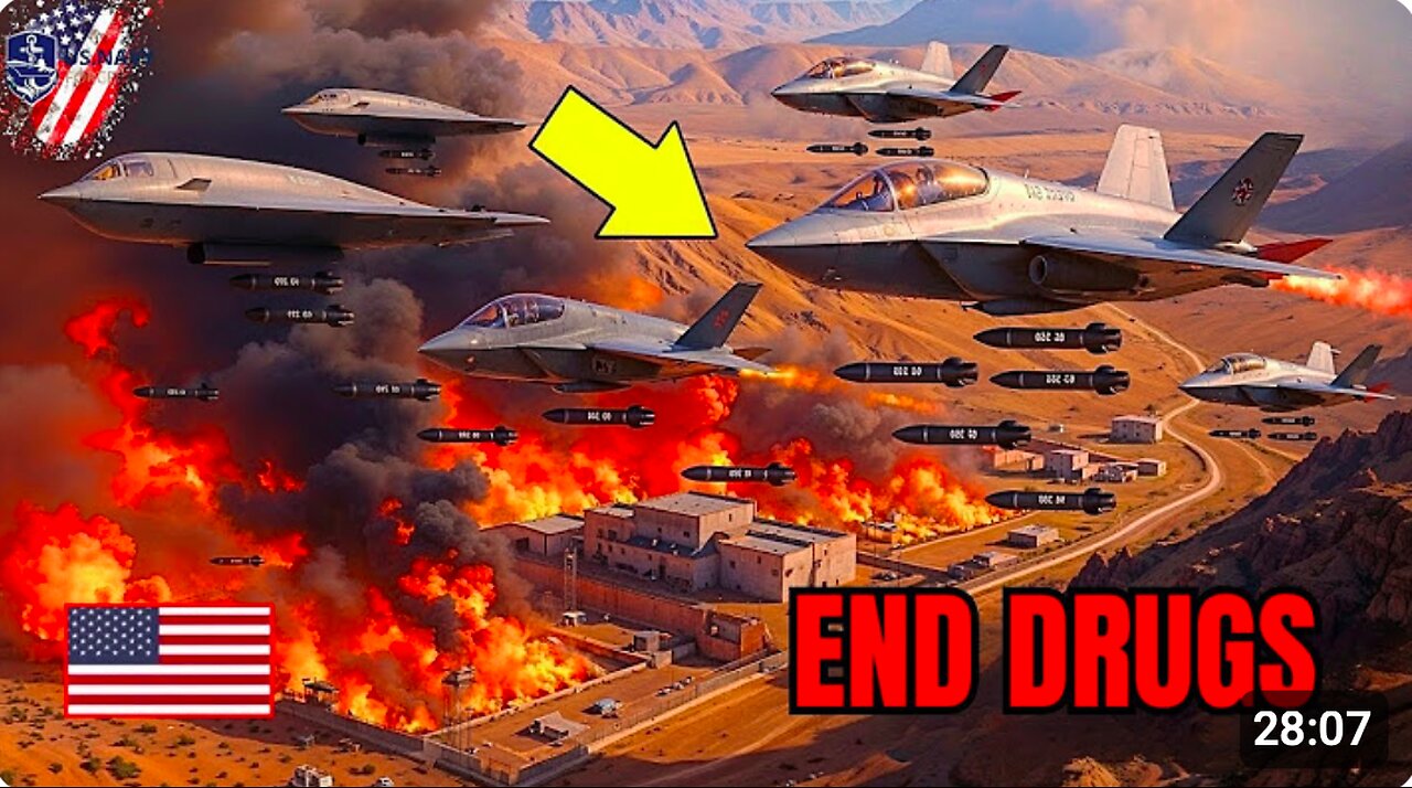 3,000 U.S. Troops vs. A Mexican Cartel’s Drug Convoy — Then Crushed Them All | US Navy Force