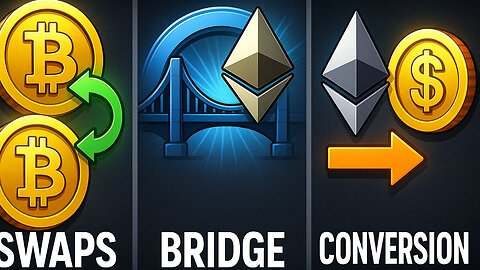 Crypto Swaps vs Bridges vs Conversions Explained