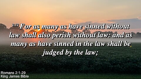 Wednesday Evening, August 13th - Justice and Judgment of God