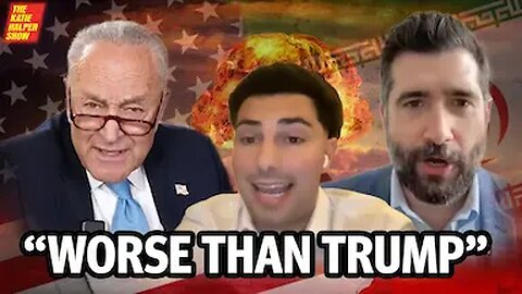 Warmonger Chuck Schumer SHREDDED for CRINGE Iran Video