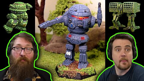 Tom Only Likes the Silly Battletech Robots - Ben does a Battletech with his boy