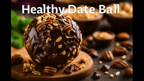 Healthy Date Balls in 5 minutes🍫🌰⏱️