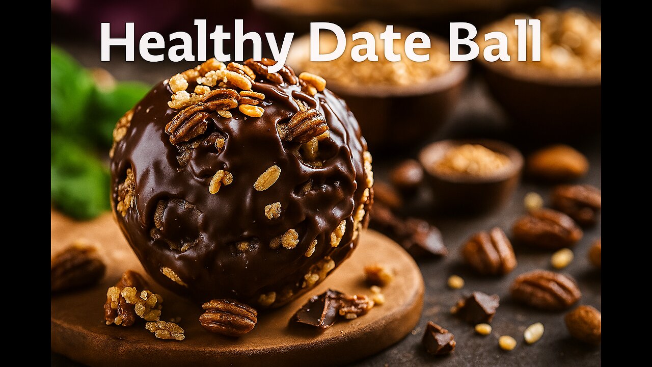 Healthy Date Balls in 5 minutes🍫🌰⏱️