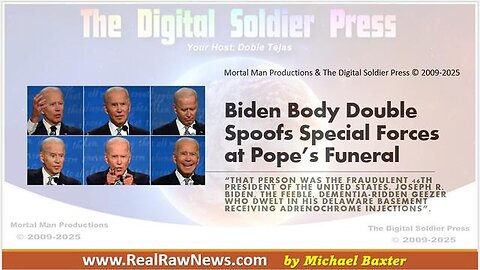 Biden Body Double Spoofs Special Forces at Pope's Funeral