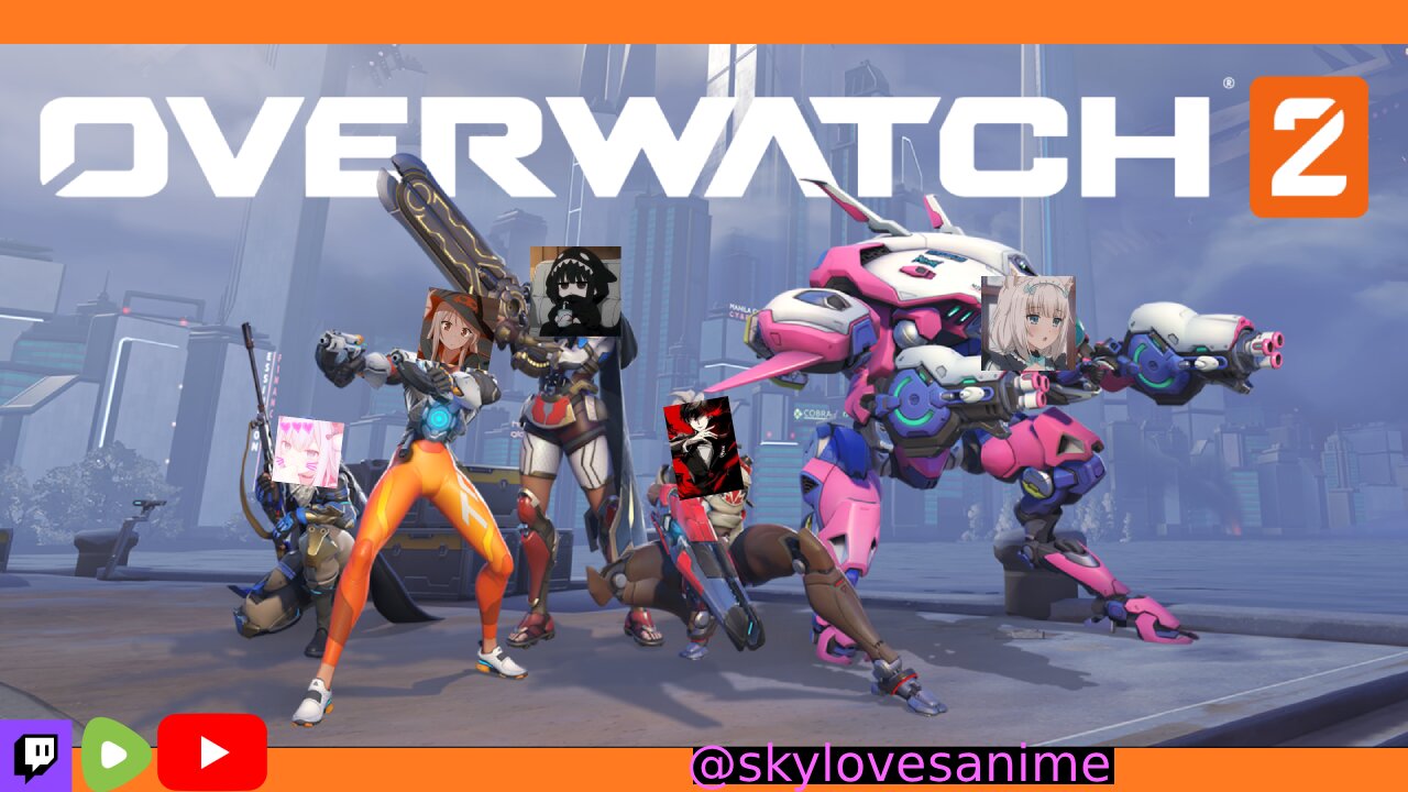 Playing Overwatch 2 on Rumble 🩷