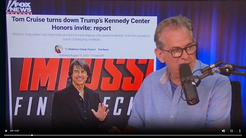 Tom Cruise rejects Trumps invite to Kennedy Center Honors▮The Jimmy Dore Show