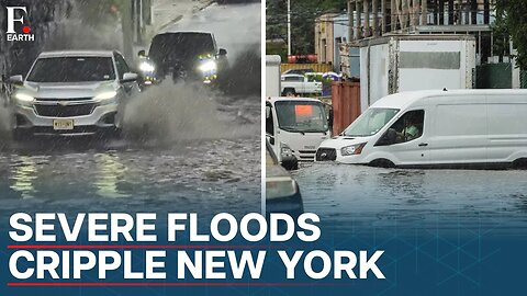 US: Flooding in New York City Triggers State of Emergency, Train Tracks Swamped | Firstpost Earth