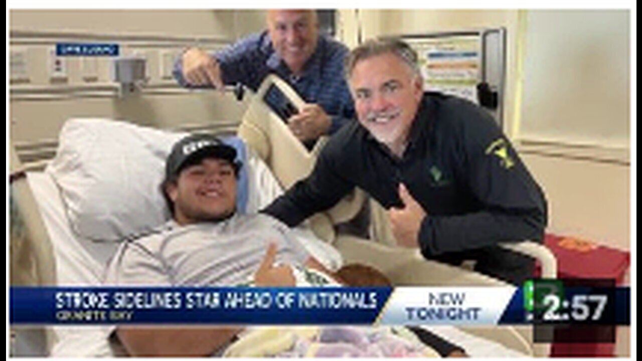 "17-Year-Old Rugby Player Tyson Wasser Suffers Massive Stroke During Game from Neck Blood Clot"