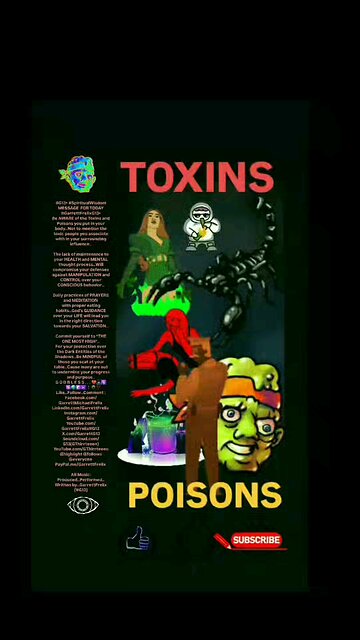 ▪︎TOXINS POISONS▪︎