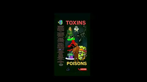 ▪︎TOXINS POISONS▪︎