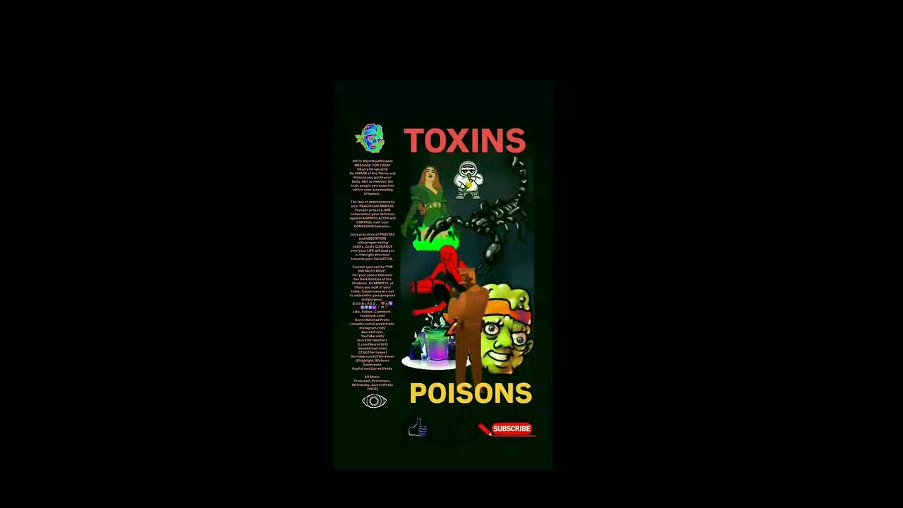 ▪︎TOXINS POISONS▪︎