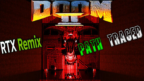 [Modded] Doom II (1994): Path Traced ( RTX Remix ) + Voxel Sprites