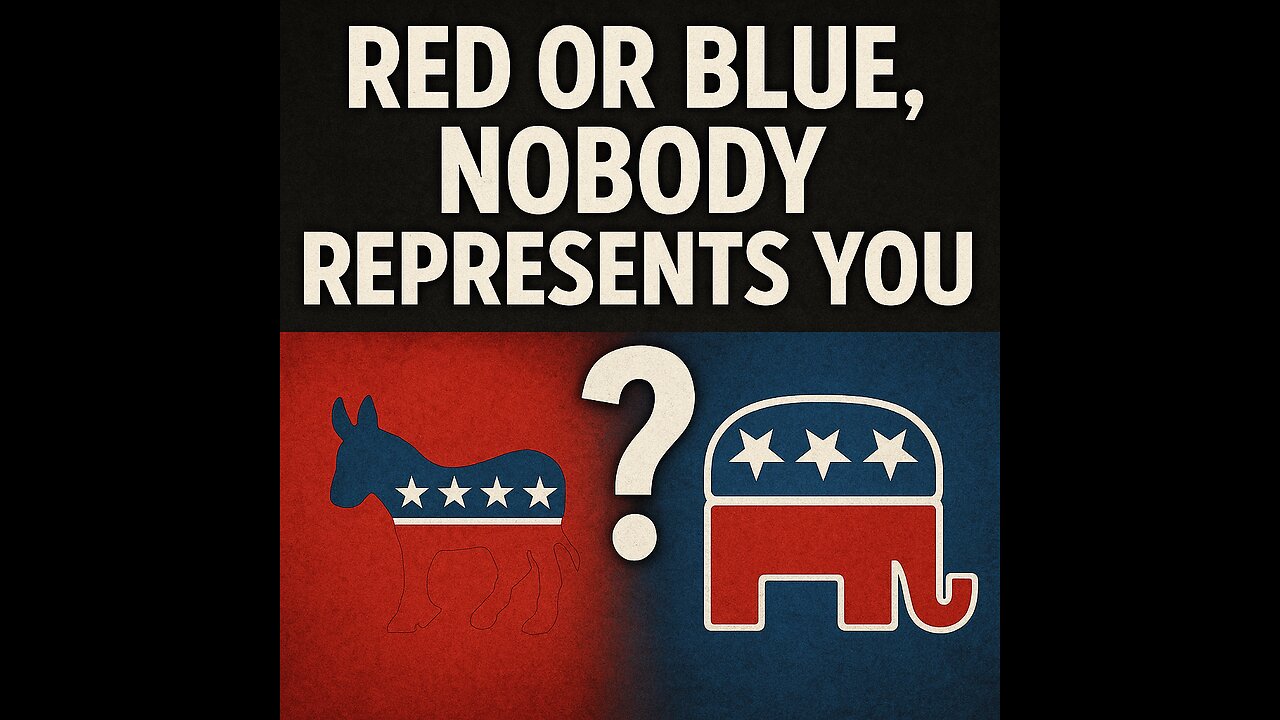 Red or Blue, Nobody Represents You