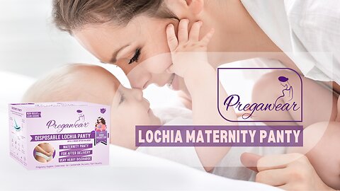 Pregawear Lochia Panty – Best Disposable Maternity Underwear for Postpartum Recovery