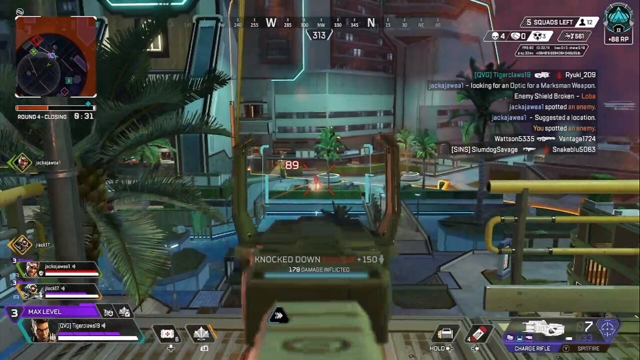 5 Elims and 5th place. Kinda disappointed we didn't do better