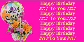 Happy Birthday 3D - Happy Birthday - Happy Birthday To You - Happy Birthday Song Video Card