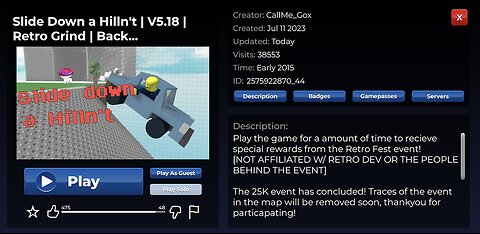 "Slide down a Hilln't", "RETROSTUDIO" Gameplay