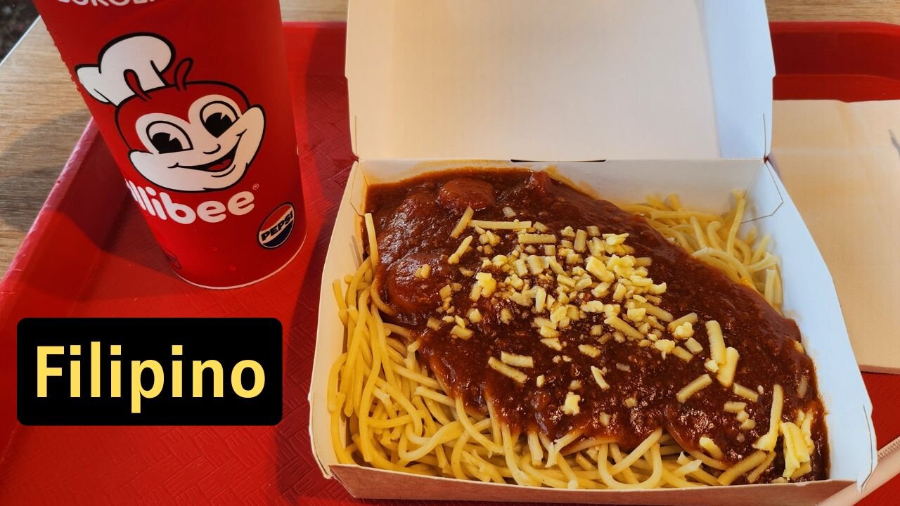 I finally try Jollibee for the first time...I think...