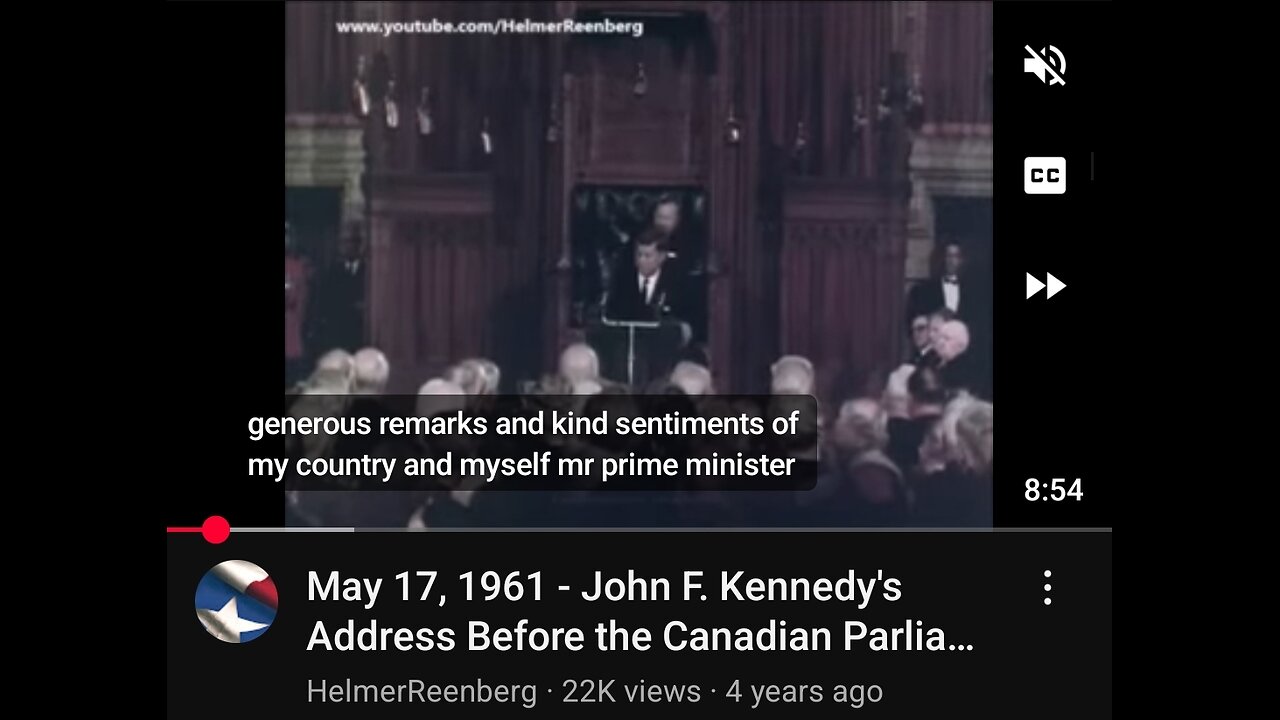 JFK to Canada - May 17, 1961