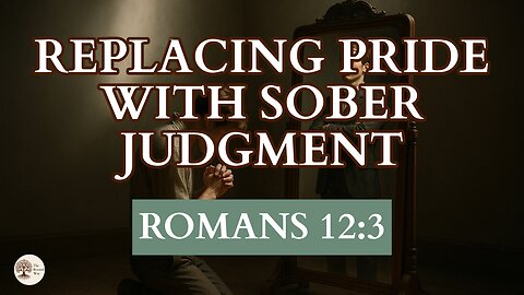Replacing Pride With Sober Judgment Romans 12:3