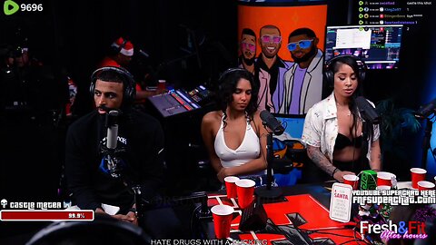 Rachet Chick Shows CRACK PIPE & Almost Gets KICKED OFF | Fresh and Fit Clips