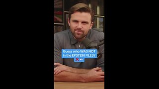 Guess who was NOT on the EPSTEIN files ?