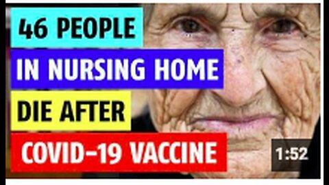 "COVID-19 Vaccine Results in 46 Fatalities at Spanish Nursing Home"