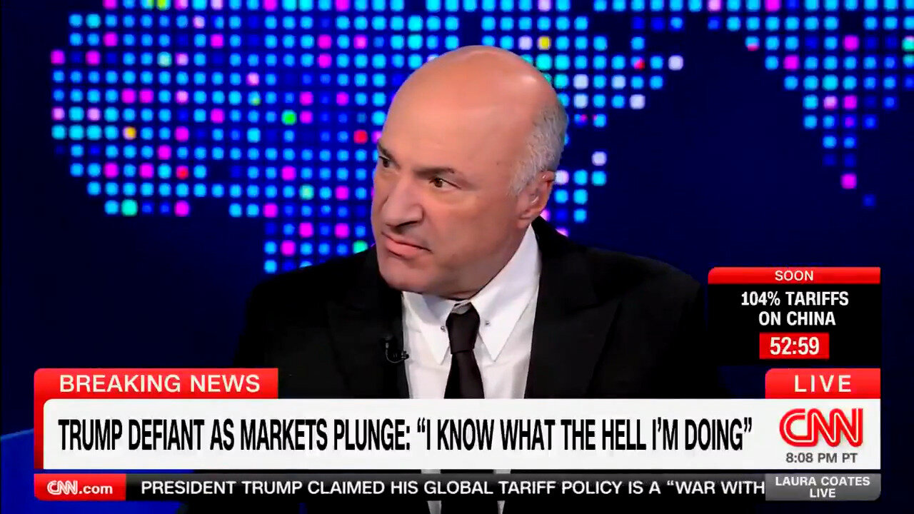 Kevin O'Leary Says The 104% Tariffs With China Is NOT Enough… He Wants It To Be 400%