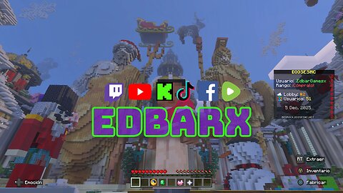 🎮 [Esp] Minecraft Java, Primer Stream Del 2026 , XBOX SERIES X, En Vivo EdbarX