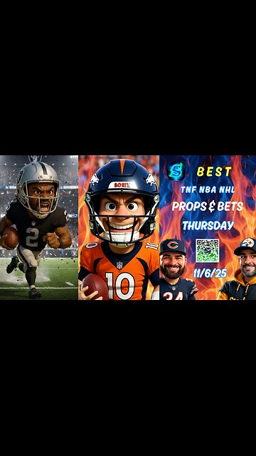 🏈 BEST TNF NFL PICKS | RAIDERS VS BRONCOS | NFL WEEK 10 | NHL PICKS | PRIZEPICKS TODAY 11/6/25
