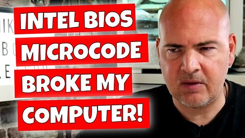 NEW Intel Microcode BIOS FIX BROKE My Computer ASUS Z790 TUF Gaming WiFi BTF