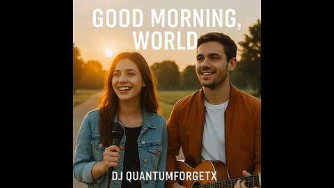 Good Morning, World 🌞 | DJ QuantumForgeTX (Duet Version) | Official Pop Song 2025