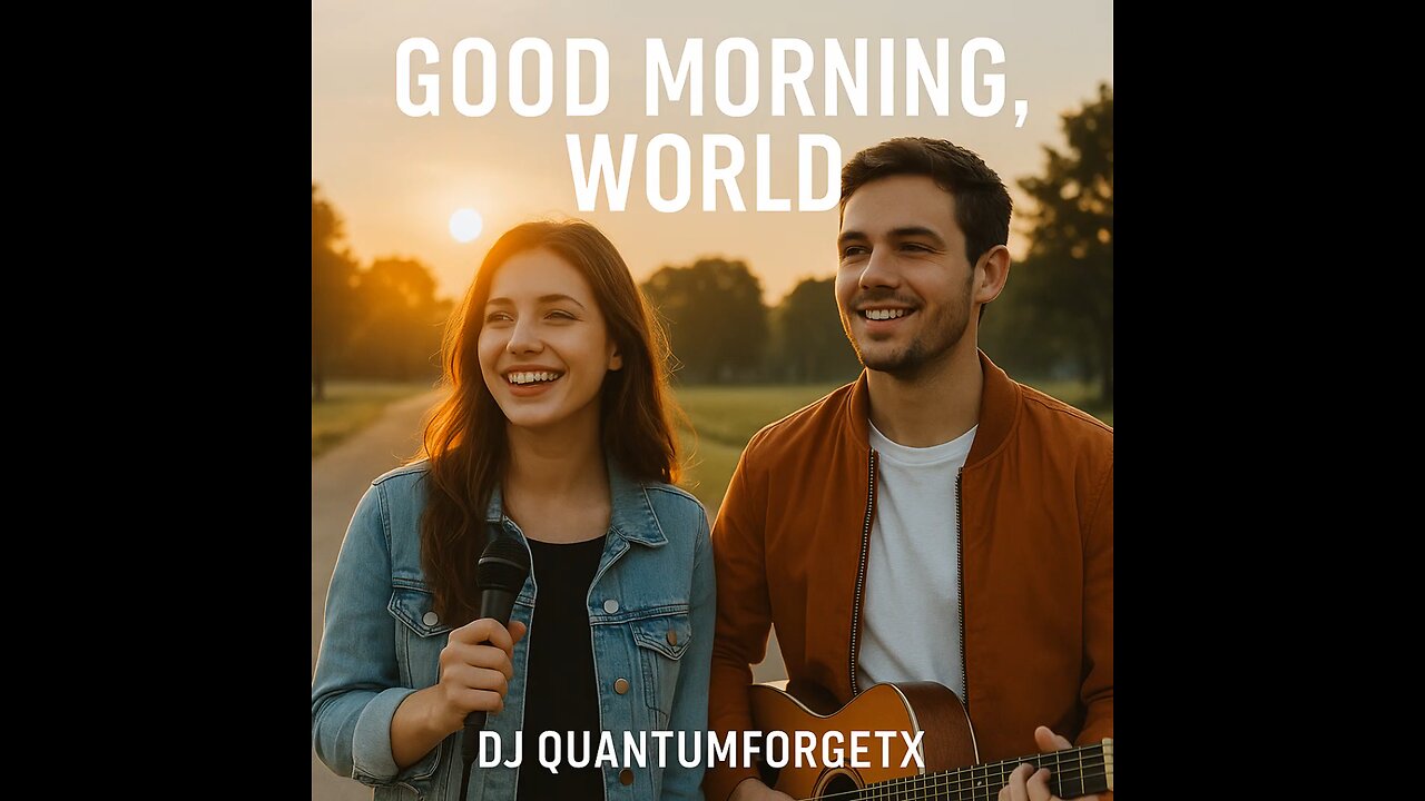 Good Morning, World 🌞 | DJ QuantumForgeTX (Duet Version) | Official Pop Song 2025