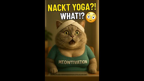 "She Just Wanted to Relax… Then Discovered Nackt Yoga 😳🧘‍♀️🐾"