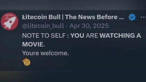 🍿 YOU ARE WATCHING A MOVIE