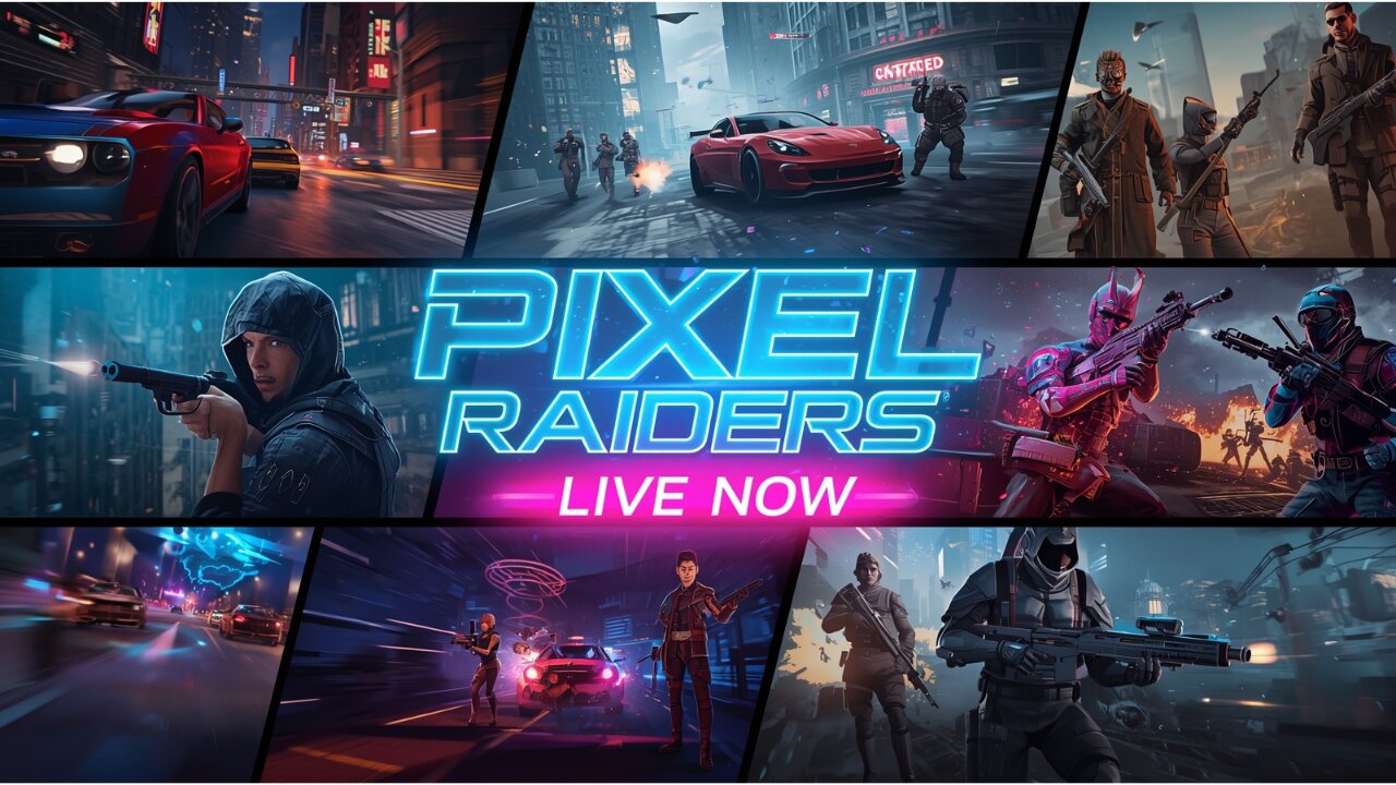 🎮 PixelRaiders LIVE: Chaos, Adventures & Epic Missions Across Worlds! 🚀🔥