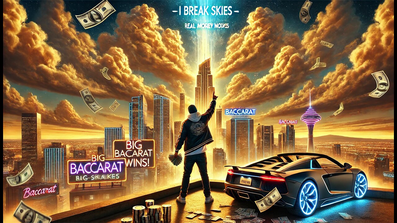🎤 I Break Skies: Real Money Moves, Big Baccarat Wins! 💸 | #Intro #Rap