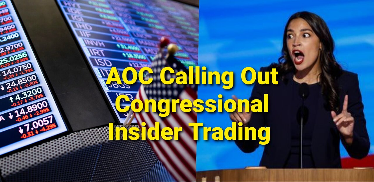 AOC Calls Out Lawmakers Over Suspicious Stock Trades