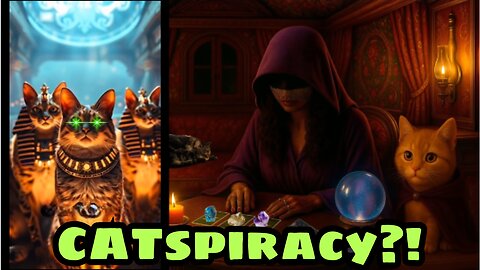 Are Cats Secretly Reptilian Aliens? 🐍👽 | Gypsy Whispers from the Caravan ft. Ello Kitty #CatDay