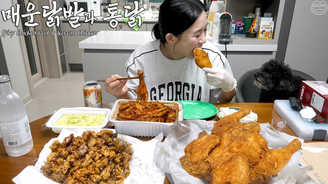 Korean Style Fried Chicken, Spicy Chicken Feet (ft. Soju & Beer) ☆ Best of the Day