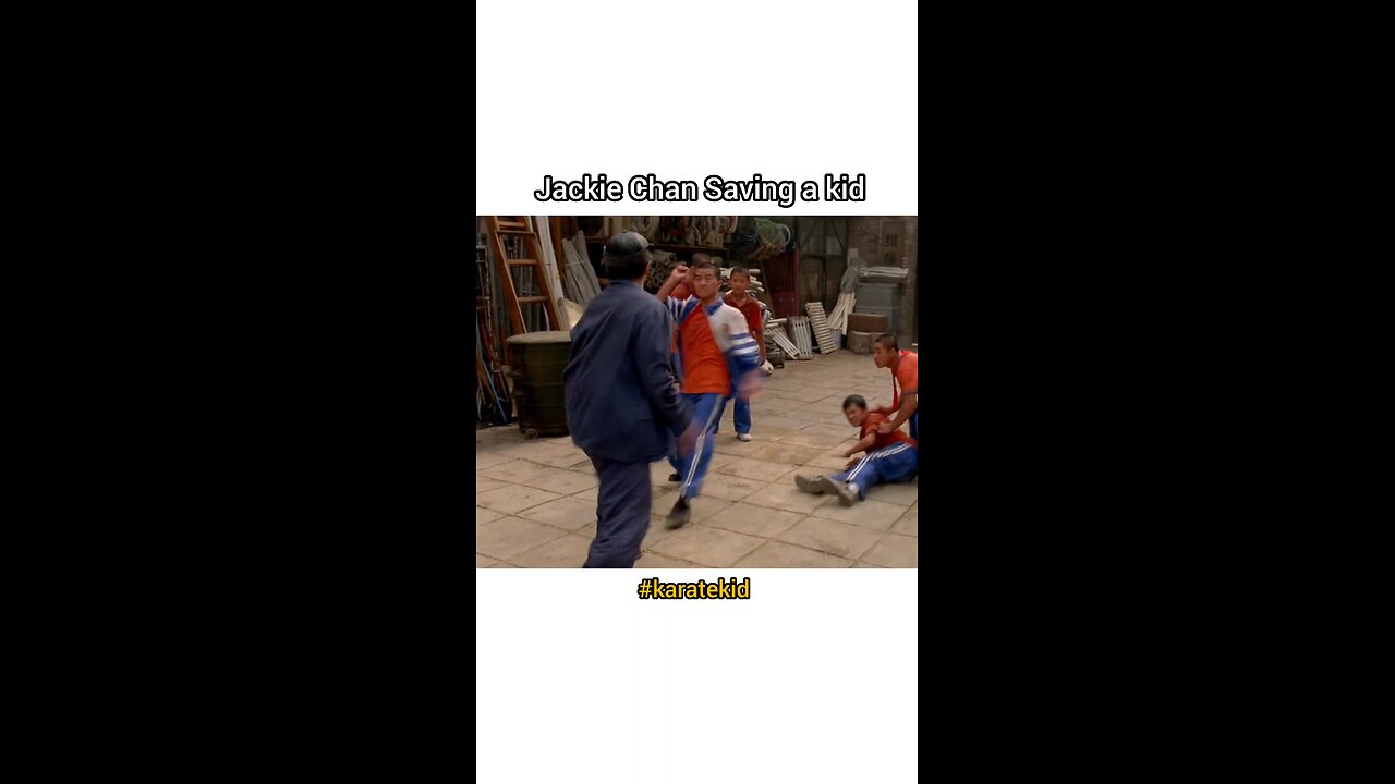 Jackie Chan Saving a kid 🧒🏻